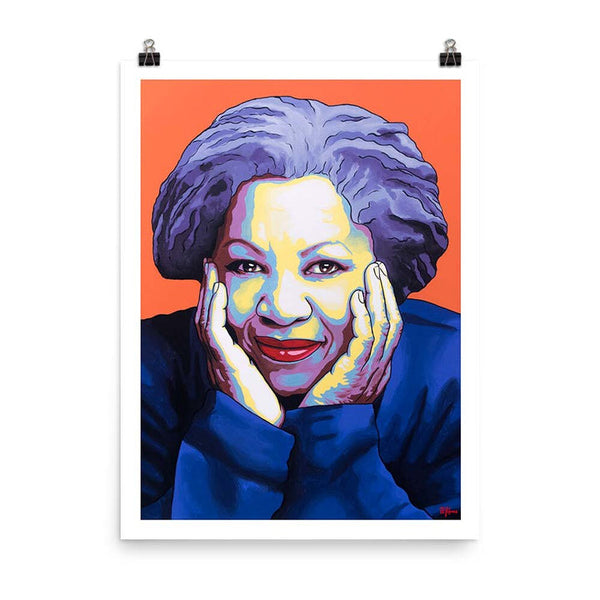 Toni Morrison print by Melissa Falconer