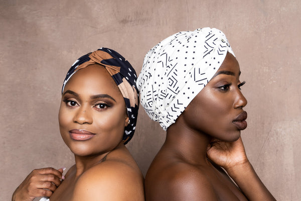 african-print-turban-white-and-black-2