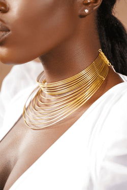 Goddess Brass Choker