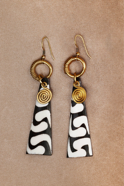 Ziga Brass Earrings