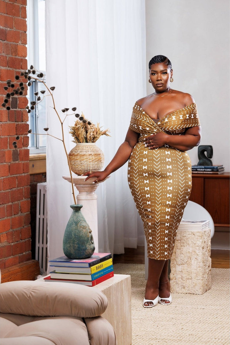African Dresses | Sofi Infinity Mudcloth Print Dress | Sirani's Fashion African Dresses | Sofi Infinity Mudcloth Print Dress | Sirani's Fashion