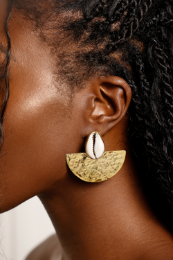 Nola Brass Earrings