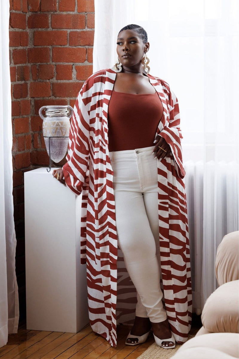 Kimono Dress | Zebra Print kimono | African Fashion Sirani's Fashion Kimono Dress | Zebra Print kimono | African Fashion Sirani's Fashion