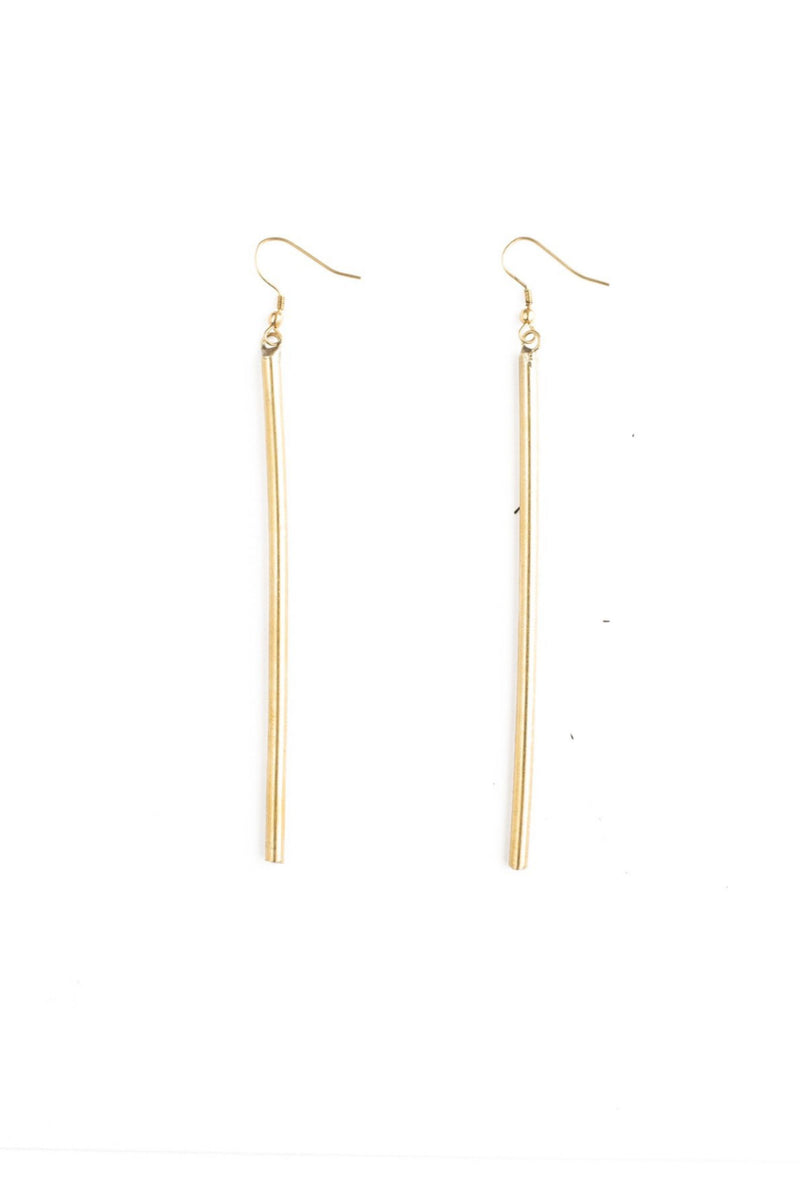 Boucles d'oreilles Lina en laiton