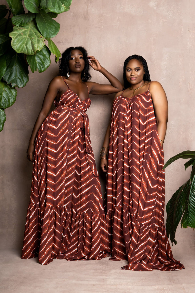 Akia African Print Summer Dress