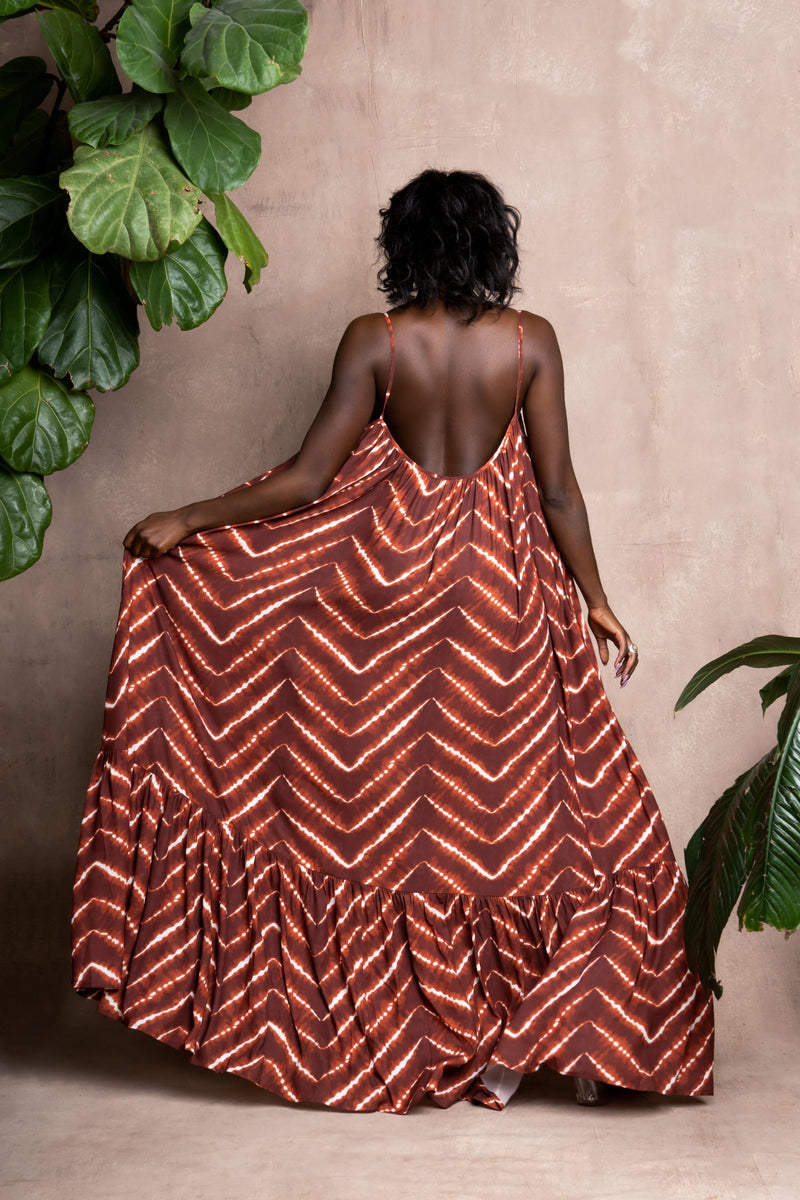 Akia African Print Summer Dress