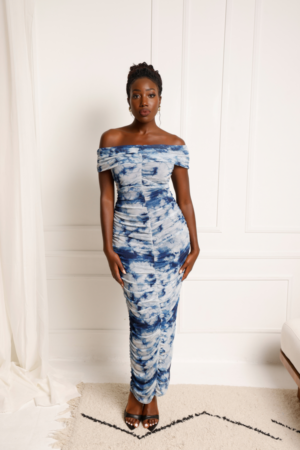 Ina Ruched Maxi Dress