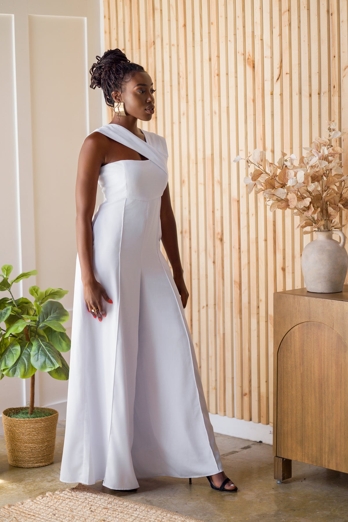 Jumpsuits | Flora Pink Jumpsuit | African Fashion – Sirani's Fashion