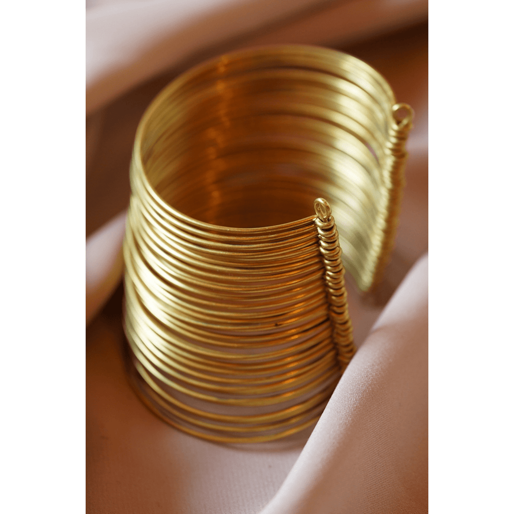 Brass Bangle Bracelet-1