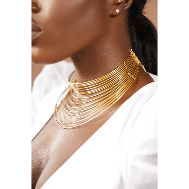 african-jewelry-stacked-rings-brass-choker-2