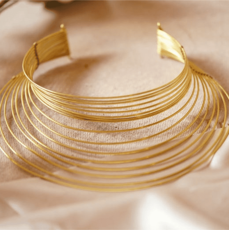african-jewelry-stacked-rings-brass-choker-3