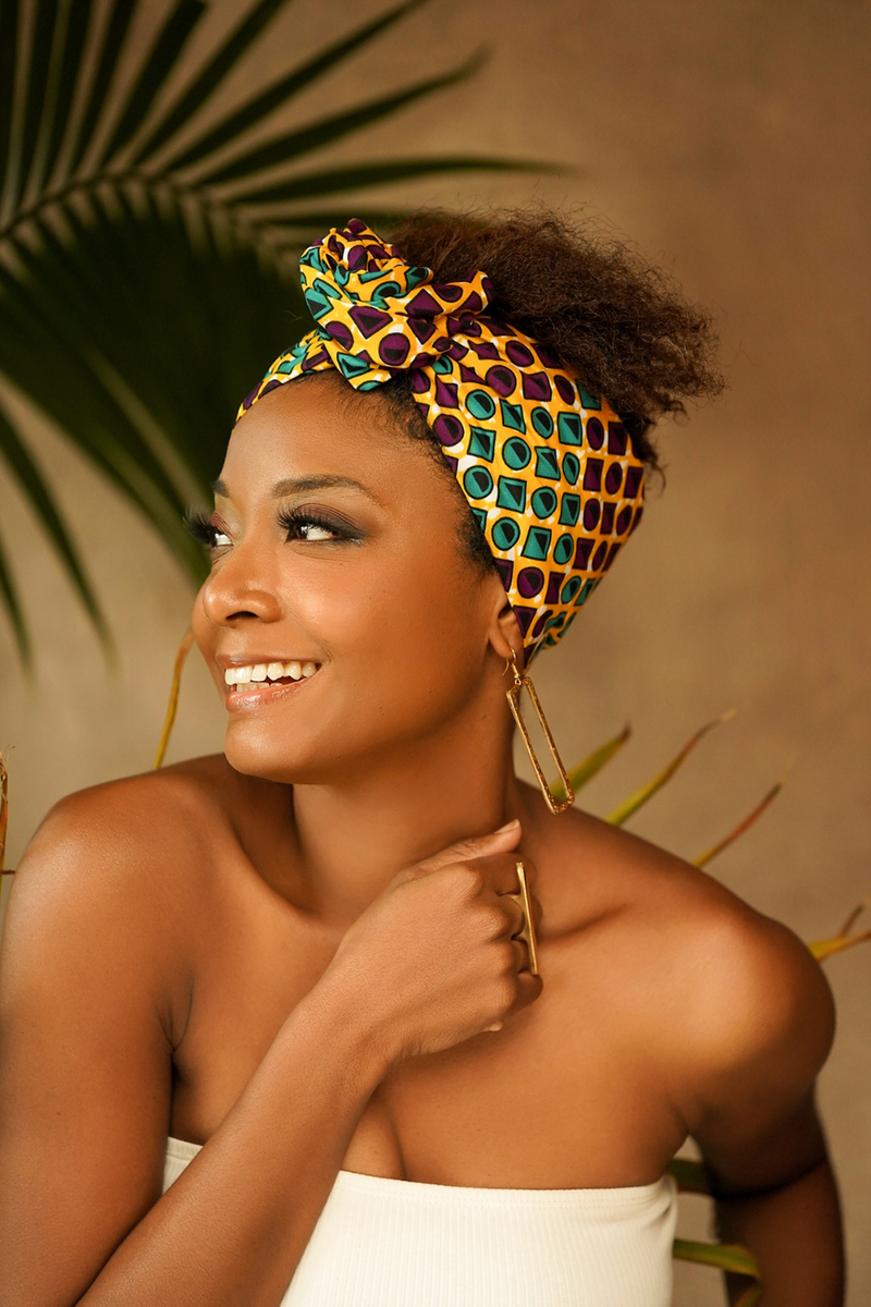 african-print-head-wrap-yellow-green-purple-2