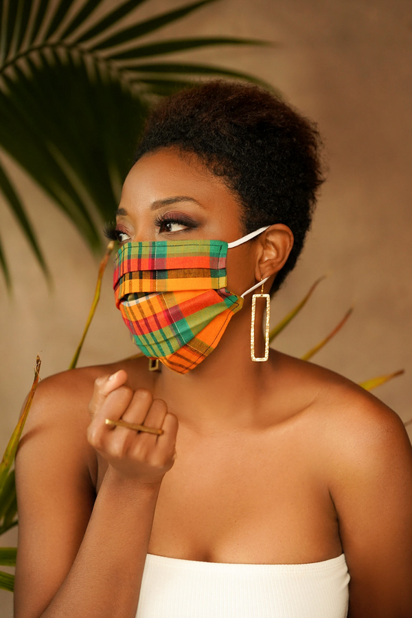 african-print-mask-orange-green-red