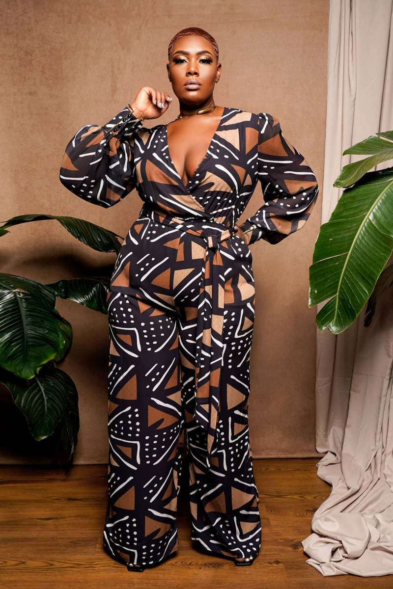 New Design African Clothing Digital Print Ladies Ankara Print Satin Wide  Leg Long Sleeve Jumpsuit for African Women - China 2021 African Women  Jumpsuit and Casual Jumpsuits price | Made-in-China.com