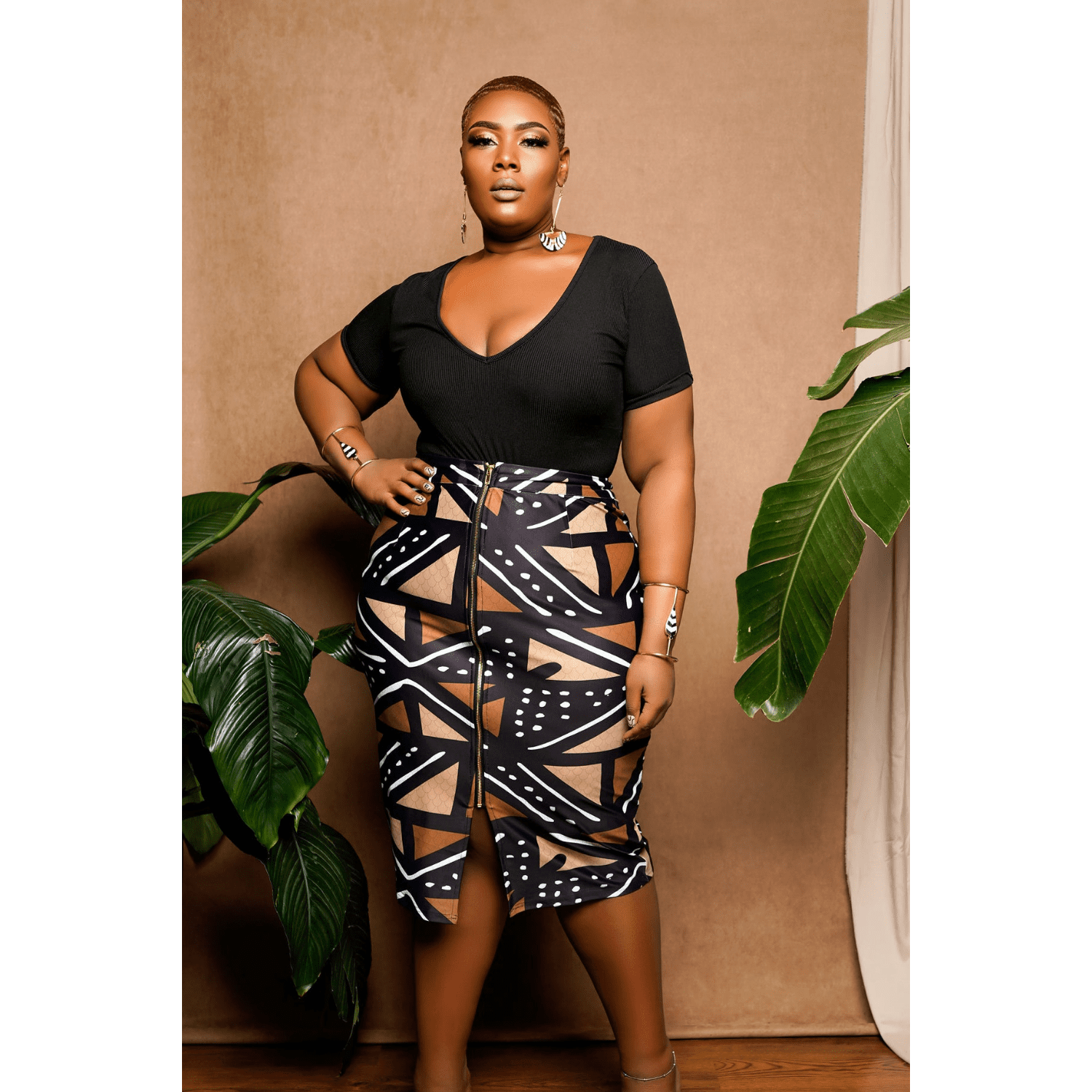 African Print Pencil Skirts | Tara Pencil Skirt | Sirani's Fashion