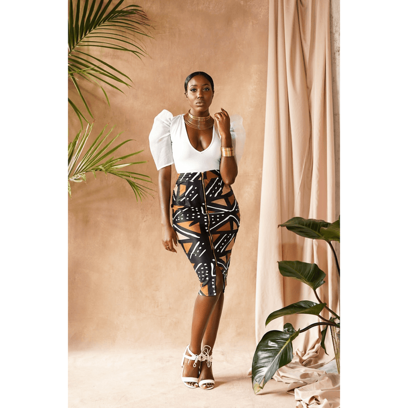 Ladies long black pencil skirt deals