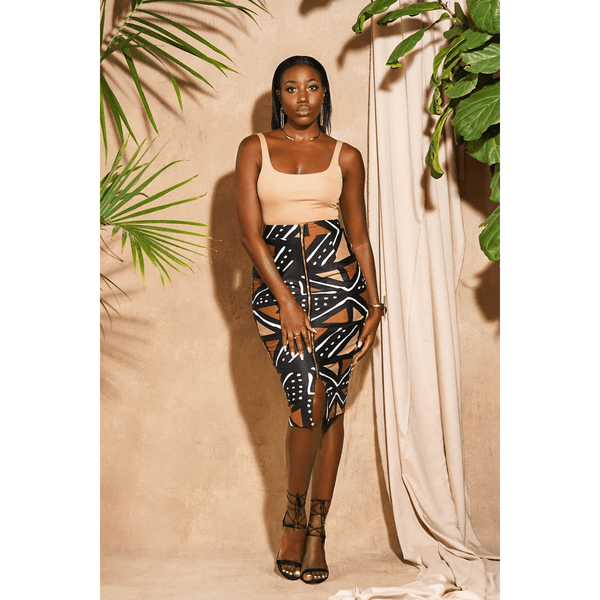 African Pencil Skirts | Tara Skirt | Sirani's Fashion