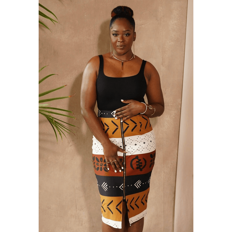 Ladies long black pencil skirt deals